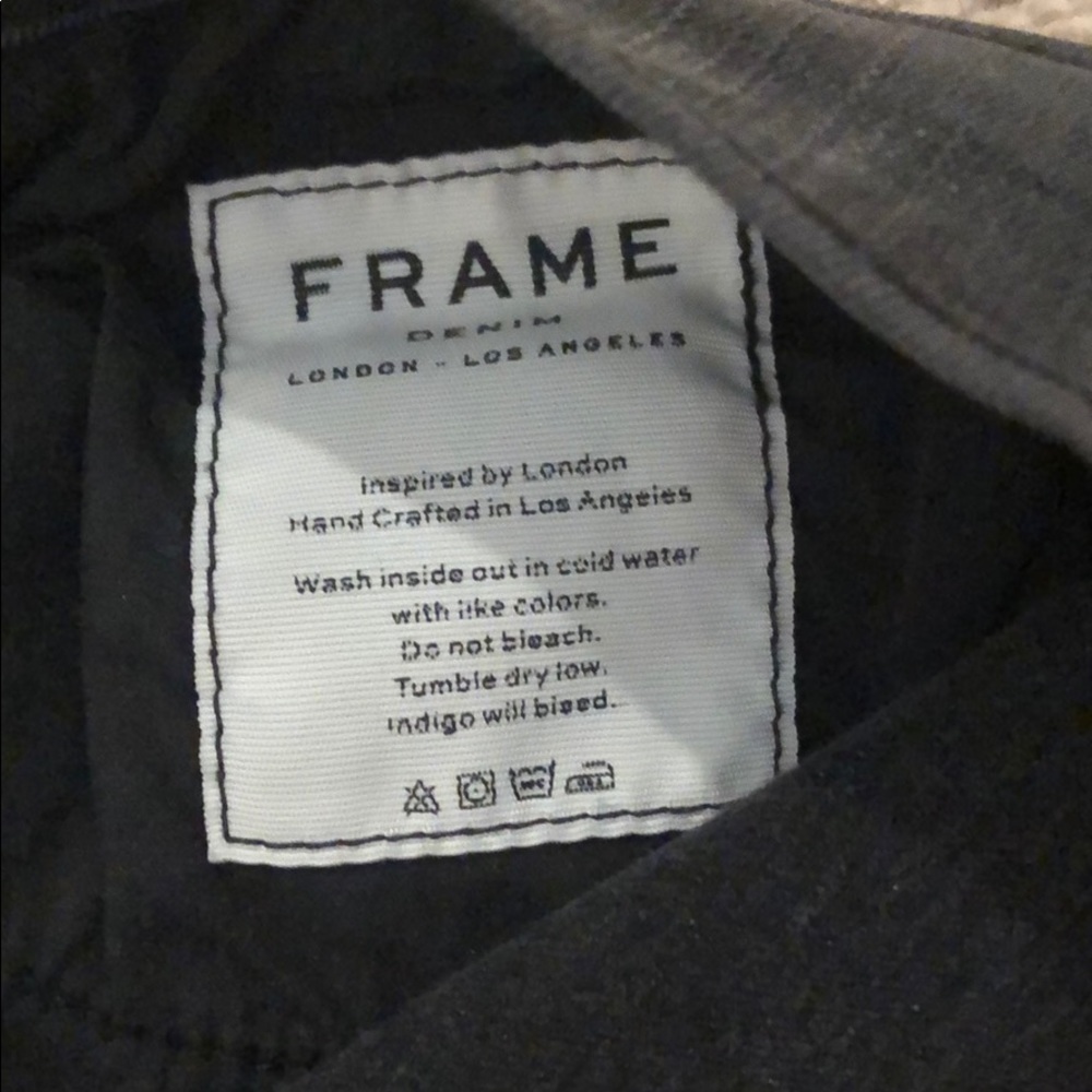 FRAME Le Skinny de Jeanne Split Hem Denim Jeans - Picture 5 of 6